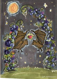 Bats Beneath the Moon